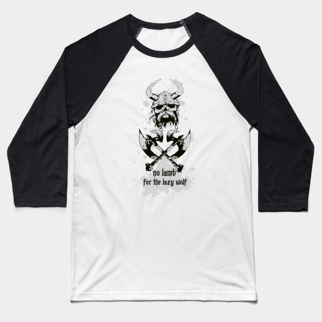Viking Proverb Baseball T-Shirt by ThreeHaresWares